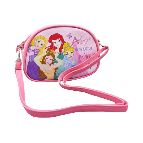 Bolso Neceser Princesas Disney Regulable - 17 x 12.5 x 5 cm