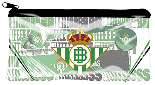 Real Betis Balompié- Set de papelería, Pack Regalo, Escritura, Estuche, Fútbol, Material Escolar, Color Verde, Producto Oficial (CyP Brands)