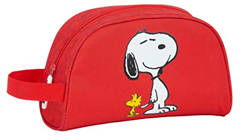 Safta Neceser Grande de Snoopy, 260x160x90mm, rojo, m