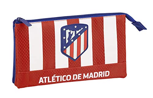 Club Atlético de Madrid Estuche, Niños, Roja, 22 cm